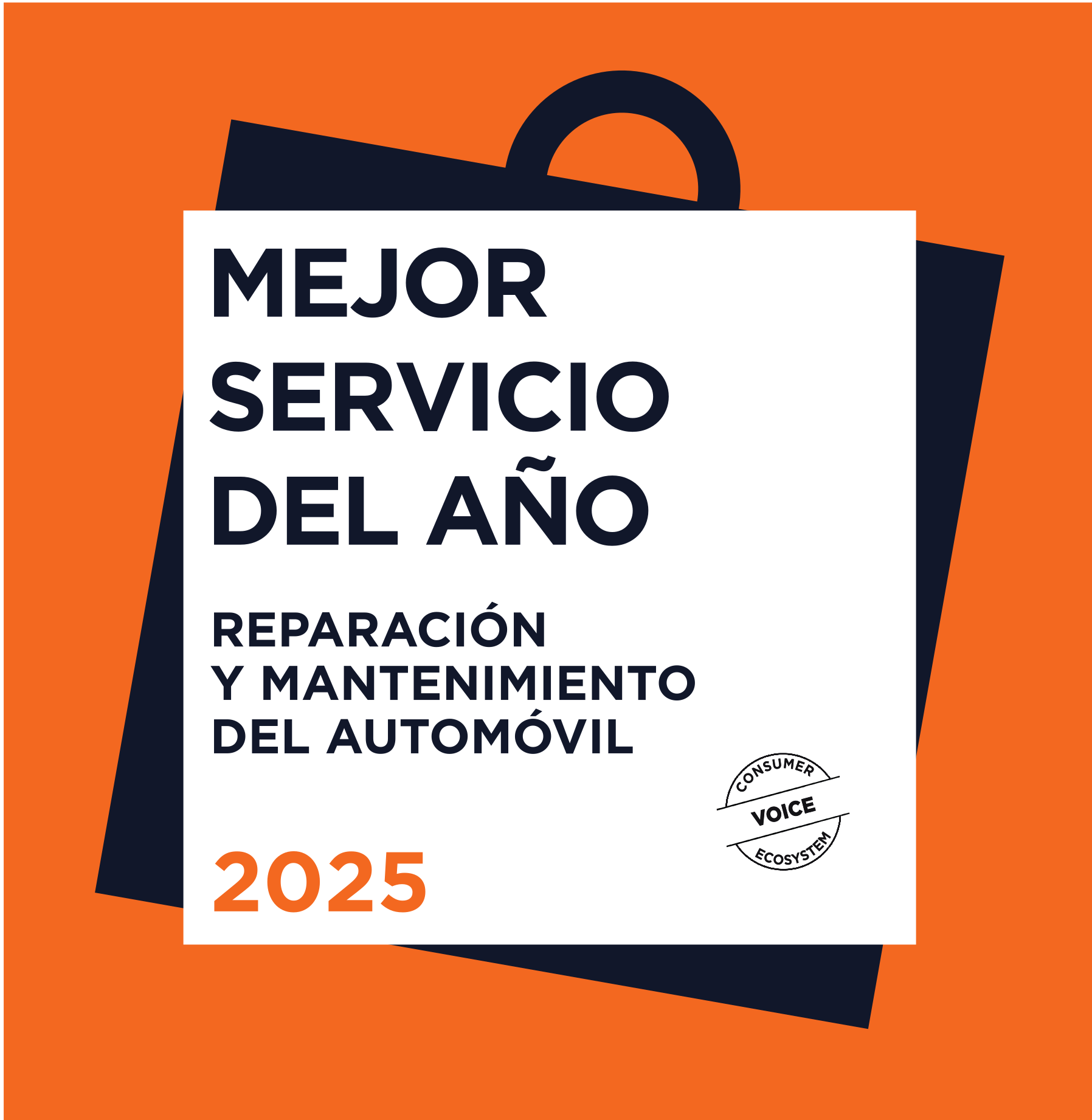Certificado Mejor Servicio del Año